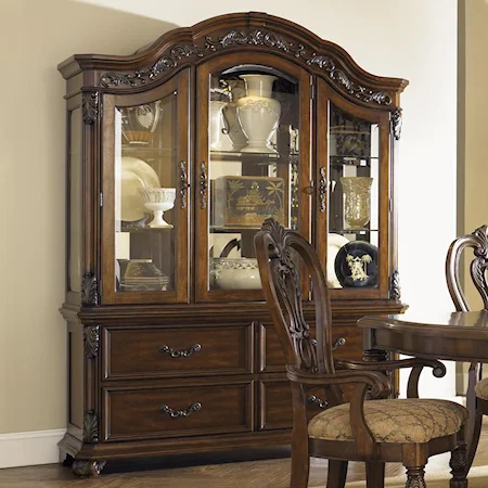 Arch Top China Cabinet
